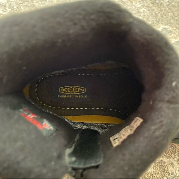 Keen Black Waterproof Snow Winter Womens Hoodoo III Low Zip Boot SIZE 7 - Picture 12 of 12